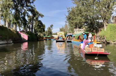 Boat ride in Xochimilco, Mexico