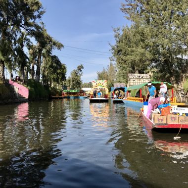 Boat ride in Xochimilco, Mexico