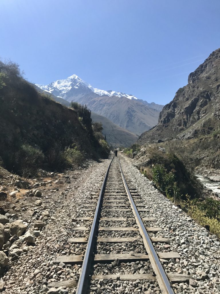 Andes train tracks