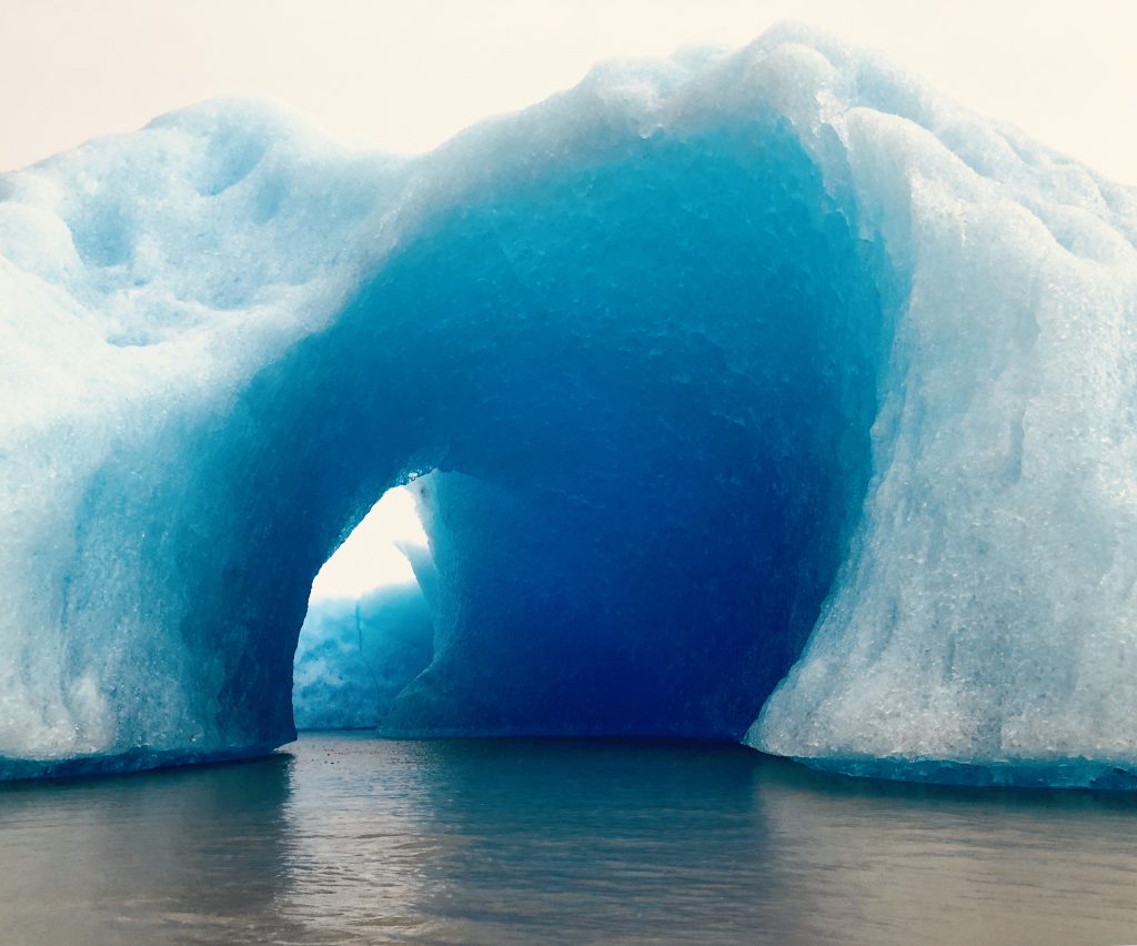 Ice formation in Patagonia, Chile