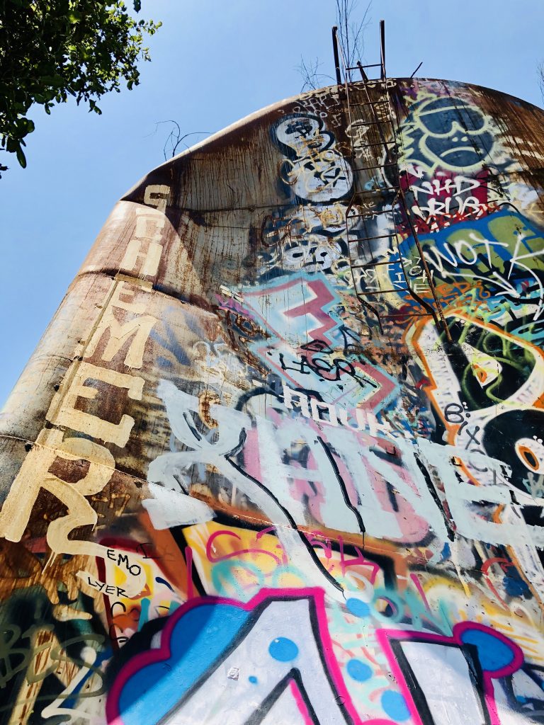 Water Tower at Murphy Ranch in Los Angeles