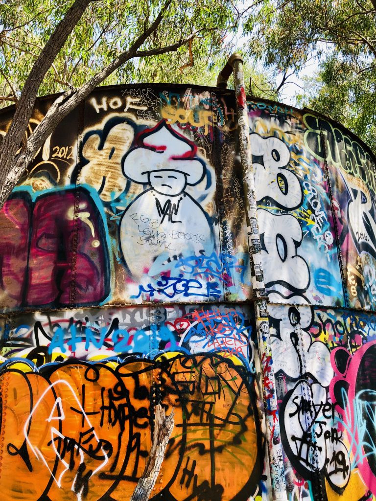 Atop the side water tank